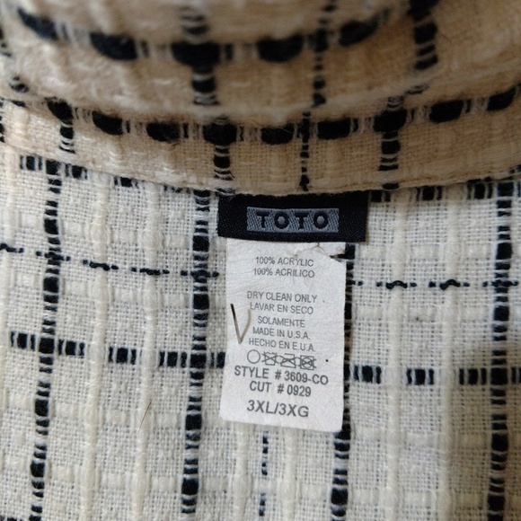 Black & White Vintage Swing coat - Picture 4 of 5